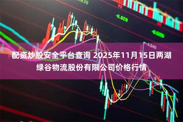 配资炒股安全平台查询 2025年11月15日两湖绿谷物流股份有限公司价格行情